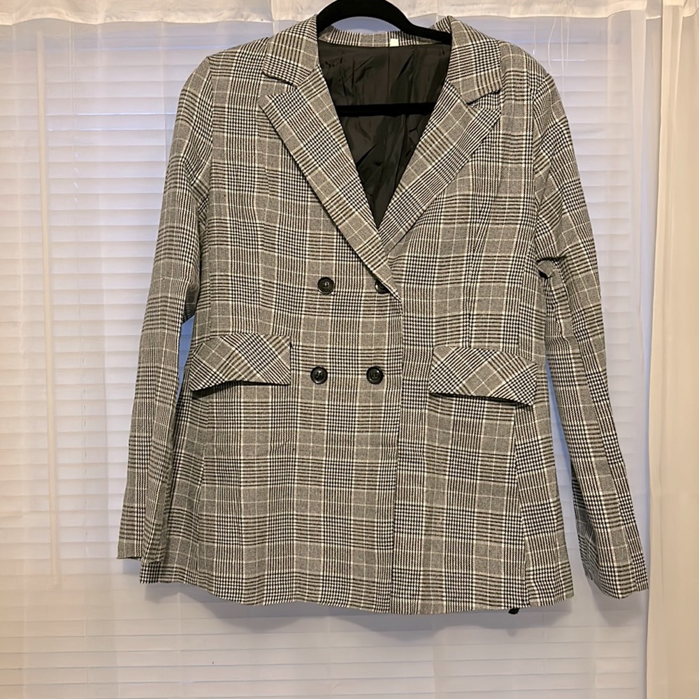 Plaid blazer